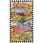 Picture of Panel Whimsical Quilter