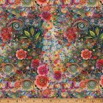 Picture of Fabric Whimsical Flowers Small Multi